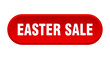 © Aquir - easter sale button. rounded sign on white background