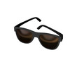 © lauritta - Realistic 3d fashion Sunglasses. Isolated on white background. Black Glasses for men and women. Vector illustration.