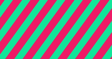 Wall Mural - seamless loop abstract animation. 4k resolution. pink and green line swipe transitions motion design