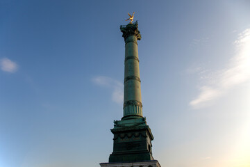 colonne du génie place de la bastille à paris