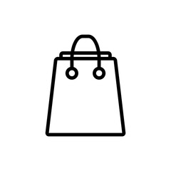 Sticker - Sopping Bag Flat Icon Design Vector Template Illustration