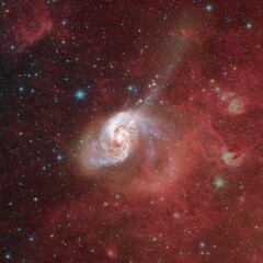 Wall Mural - nebula an interstellar cloud of star dust. elements of this image furnished by nasa