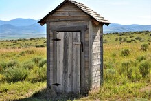 Old Wood Outhouse