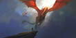 © liuzishan - Greet the final battle alone, digital painting.