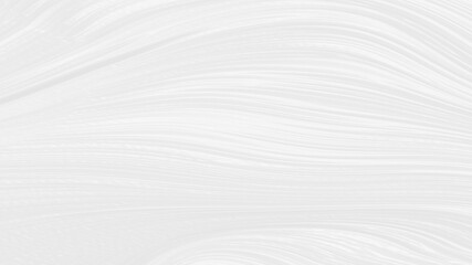 Canvas Print - Abstract white gray background with waves luxury. 3d illustration, 3d rendering.