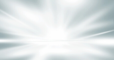 Wall Mural - gray studio room with spotlight, grey floor soft for show your product