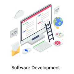 
A design of software development in editable vector 
