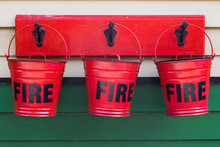Red Fire Buckets