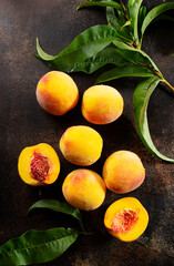 Canvas Print - peaches