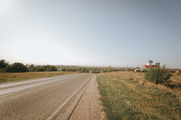 road in the field