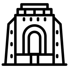 
Editable Filled Style Icon Of Voortrekker Monument Icon
