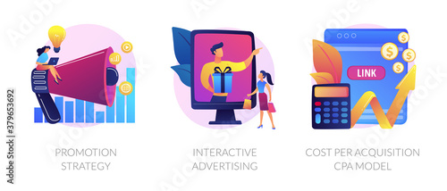 Fotografía Marketing campaign planning, targeted ad, expenses analysis