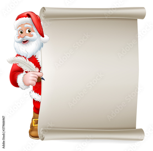 Santa Claus cartoon charact...