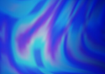 Wall Mural - Light BLUE vector pattern with liquid shapes. Shining illustration, which consist of blurred lines, circles. The elegant pattern for brand book.