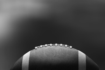 Wall Mural - American leather football ball on background