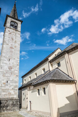 Beautiful church in Malesco in the Vigezzo Valley