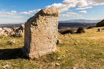 Wall Mural - Acinipo, Spain. Ruins of the ancient Roman city of Acinipo, near Ronda,