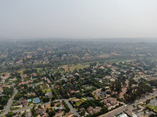 Thick Haze And Smog Over San Diego Due To Wildfire In California. USA. Air Pollution.