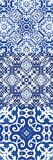Fototapeta Kuchnia - Ornamental azulejo portugal tiles decor.