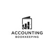 creative accounting  for bookkeeping logo vector