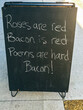 © Jen Grantham Photography/Stocksy - Roses are red, bacon is red, poems are hard, bacon!