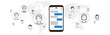 © yukipon00 - Chat app vector illustration smartphone