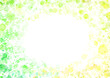 虹色グラデーションのフレーム　バブル　キラキラ タイトル変更