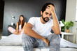 © NDABCREATIVITY - Relationship difficulties. Young couple having problems and conflicts