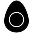 © SmashingStocks - Protein rich boiled egg, editable flat icon