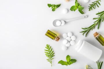 Herbal and alternative medicine concept