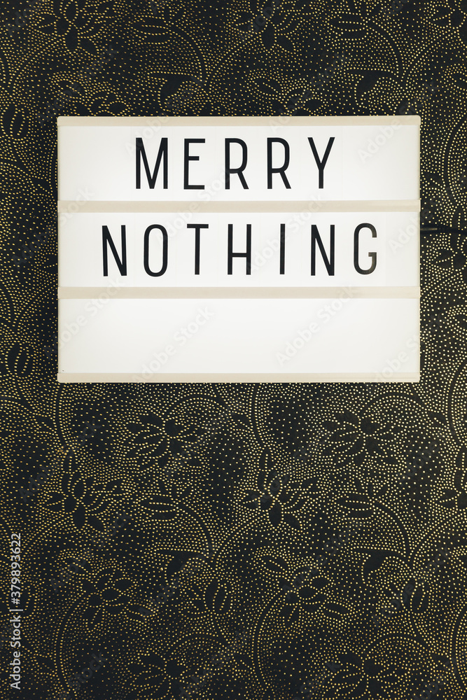 Light box with atheist message