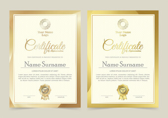 Poster - Professional certificate template diploma award design