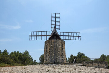 Sticker - Windmühle von Daudet, Fontvieille