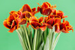 © Alexey Klementiev/Stocksy - fresh tulips on the green background