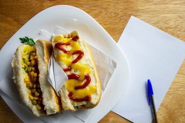 hot dog typical of the City of São Paulo.