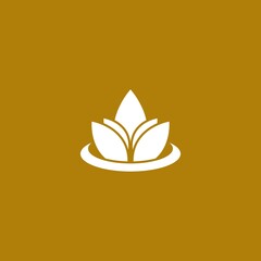 Canvas Print - Lotus logo template