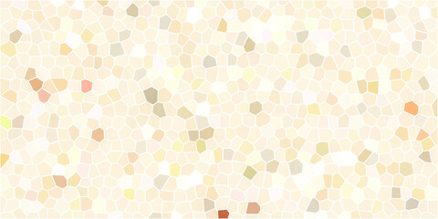 Leinwandbilder - light brown mosaic pattern background, Ceramic tile fragments, For aesthetic creative design and decorate backdrop