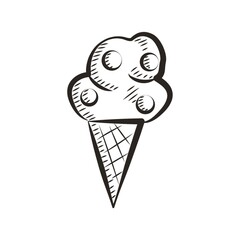 Canvas Print - ice cream cone