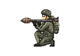 Sticker - Soldier character