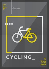 Poster - Cycling championships design