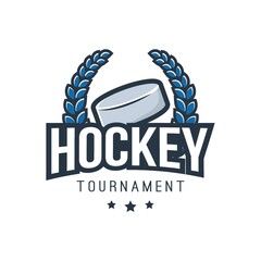 Sticker - Hockey logo element design