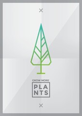 Poster - Grow more plants concept