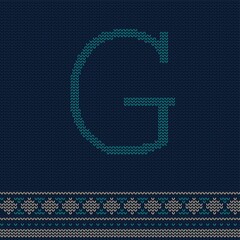 Canvas Print - Letter g