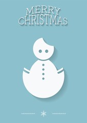 Wall Mural - Merry christmas design