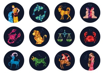 Wall Mural - Compilation of horoscope