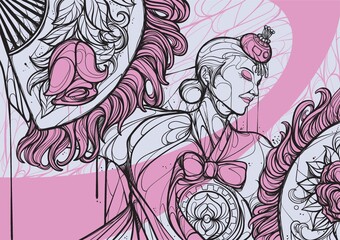 Wall Mural - south korea design