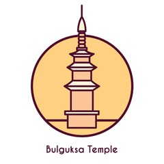 Sticker - bulguksa temple