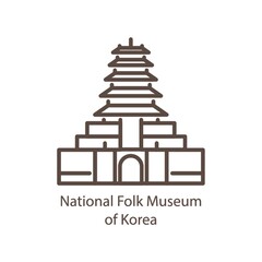 Sticker - national folk museum of korea