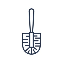 Sticker - toilet brush