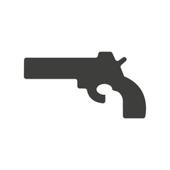 Wall Mural - handgun icon illustration